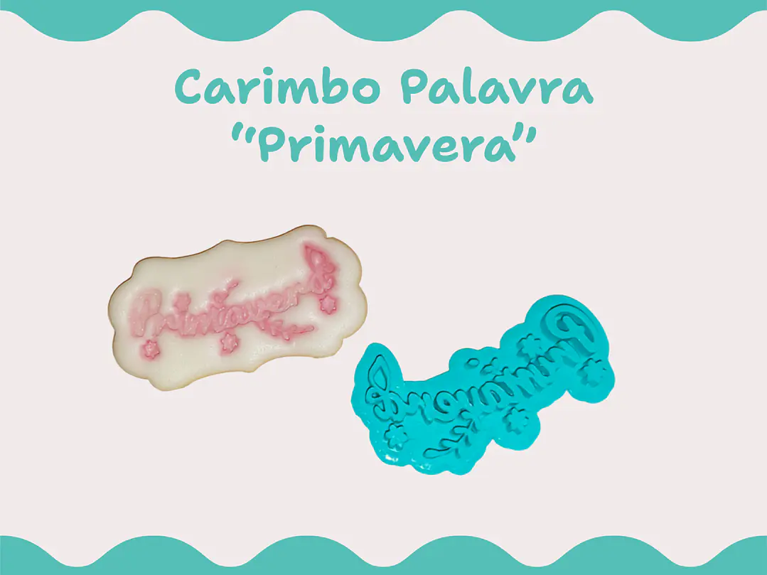 Carimbo Palavra “Primavera” 1