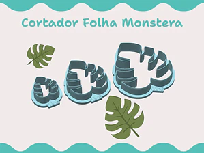 Cortador Folha Tropical / Monstera - vários tamanhos