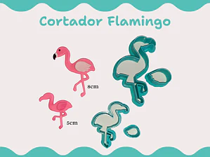 Cortador Flamingo - vários tamanhos