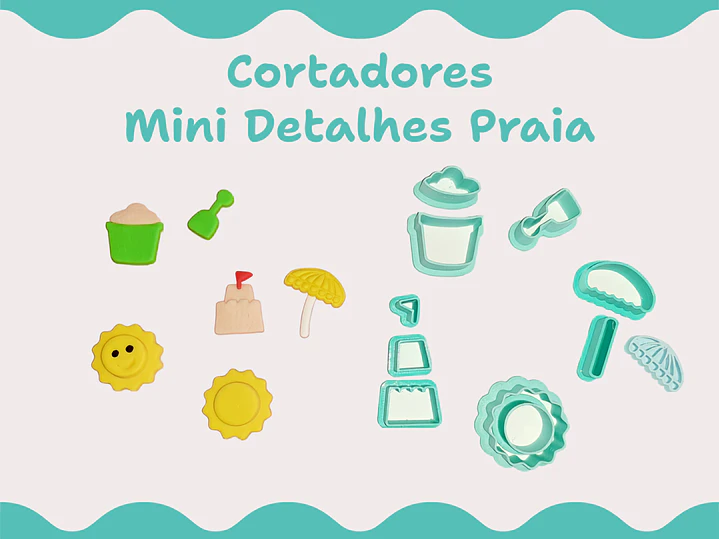 Cortadores Mini Detalhes Praia 1