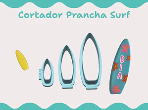 Cortador Prancha Surf - vários tamanhos