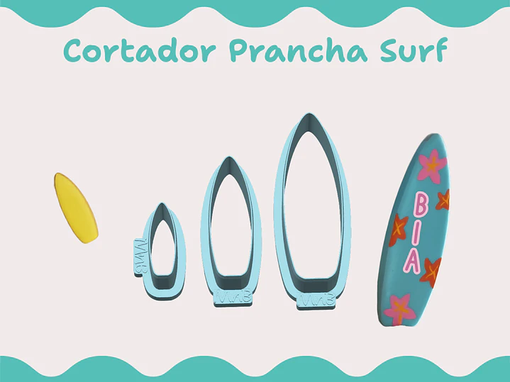 Cortador Prancha Surf - vários tamanhos 1