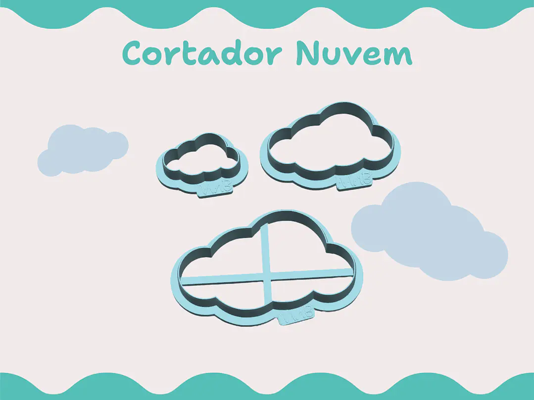 Cortador Nuvem - vários tamanhos 1
