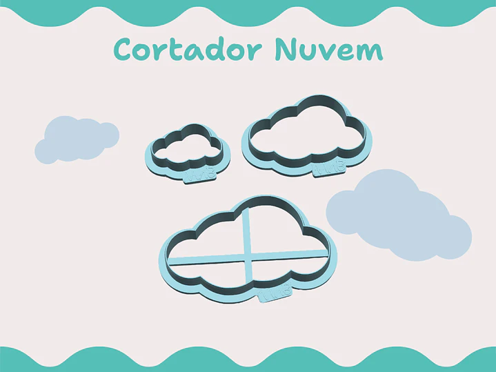 Cortador Nuvem - vários tamanhos 1