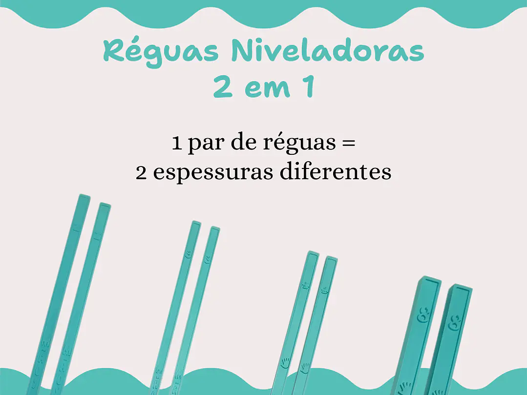 Réguas Niveladoras 2 em 1 2