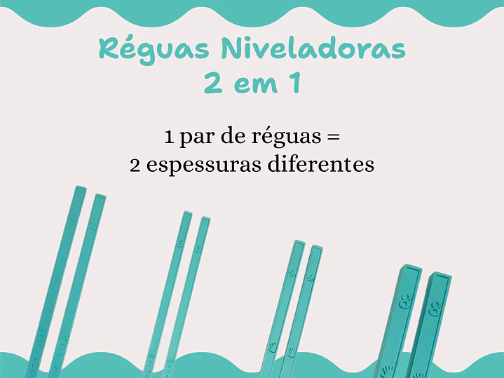 Réguas Niveladoras 2 em 1 2