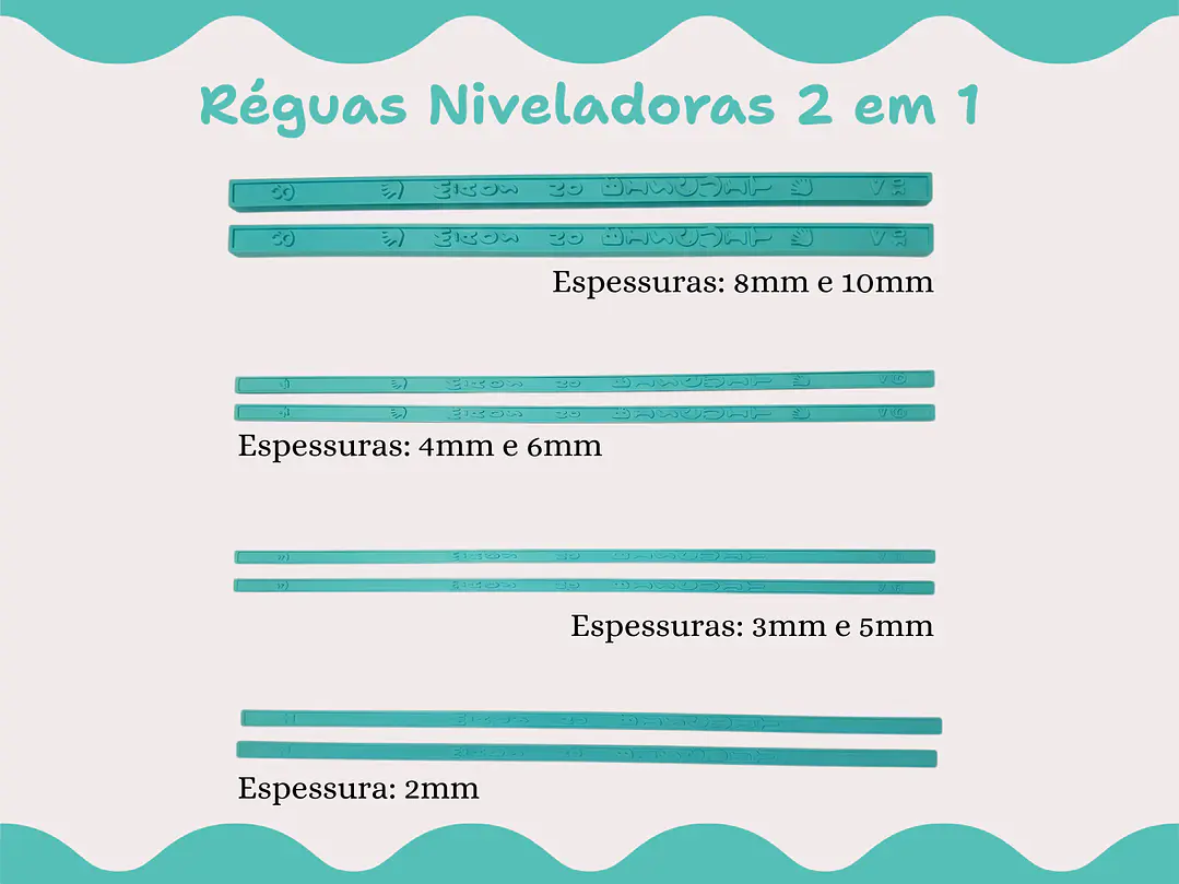 Réguas Niveladoras 2 em 1 3