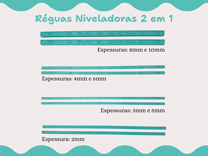 Réguas Niveladoras 2 em 1 3