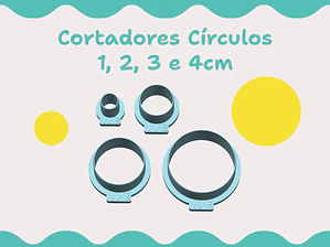 Cortador Redondo - vários tamanhos