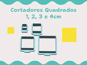 Cortador Quadrado - vários tamanhos