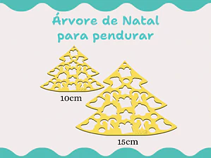 Árvore de Natal p/ pendurar