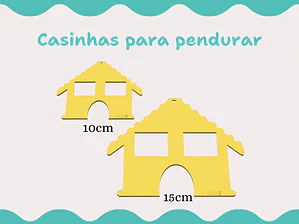 Casa 2D p/ pendurar