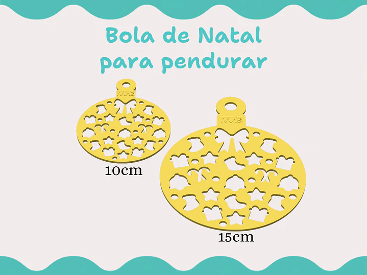 Bola de Natal p/ pendurar 1