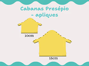 Cabana Presépio aplique 