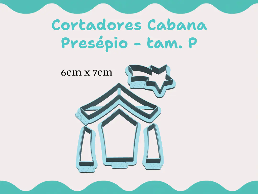 Cortadores Cabana Presépio - vários tamanhos 1