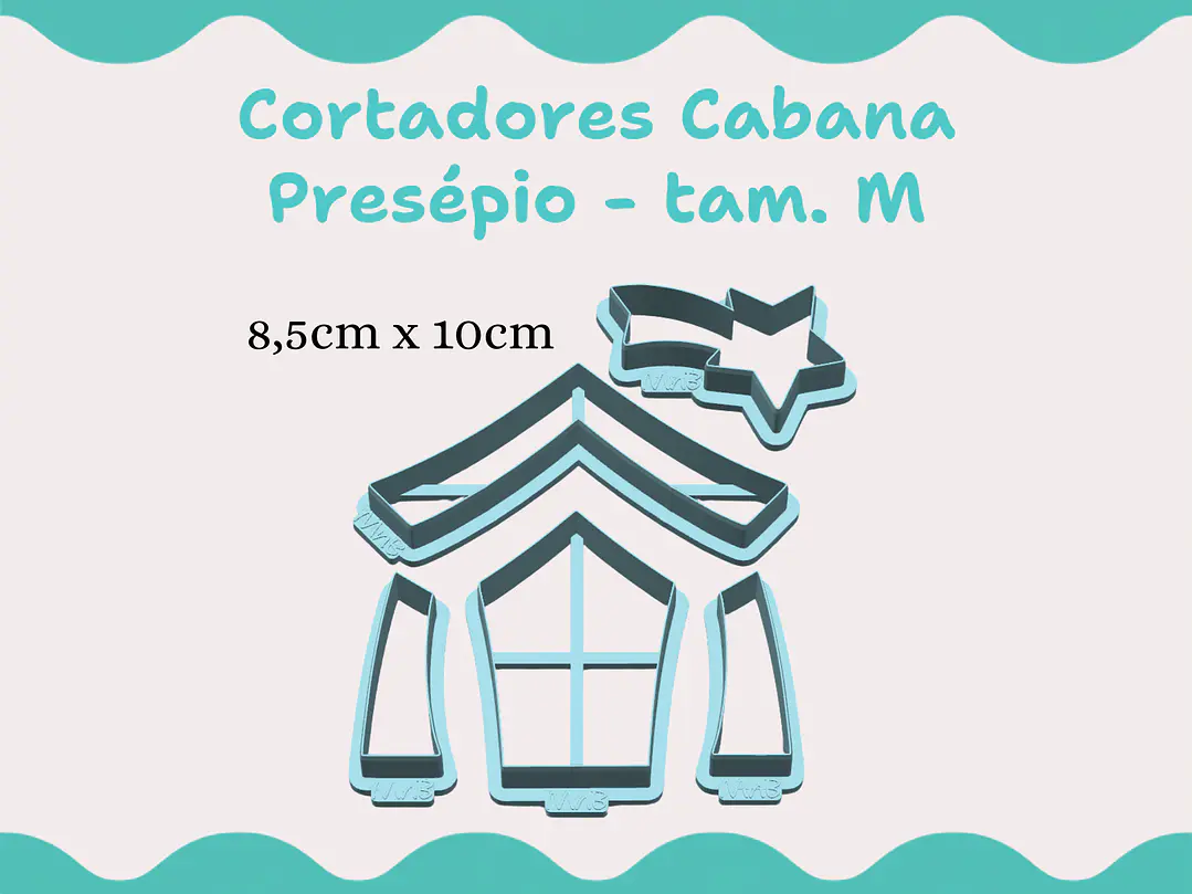 Cortadores Cabana Presépio - vários tamanhos 2