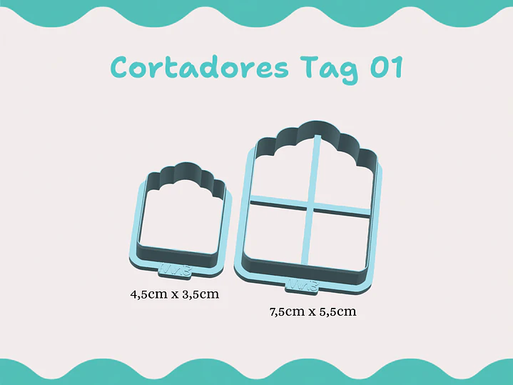 Cortador Tag 01 – 2 tamanhos 1