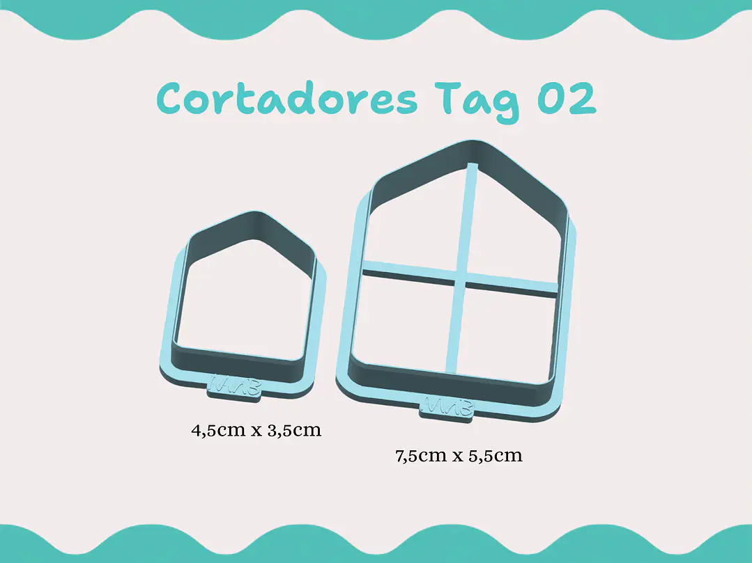Cortador Tag 02 – 2 tamanhos 1