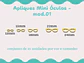 Apliques Mini óculos - mod. 01 - thumbnail 2