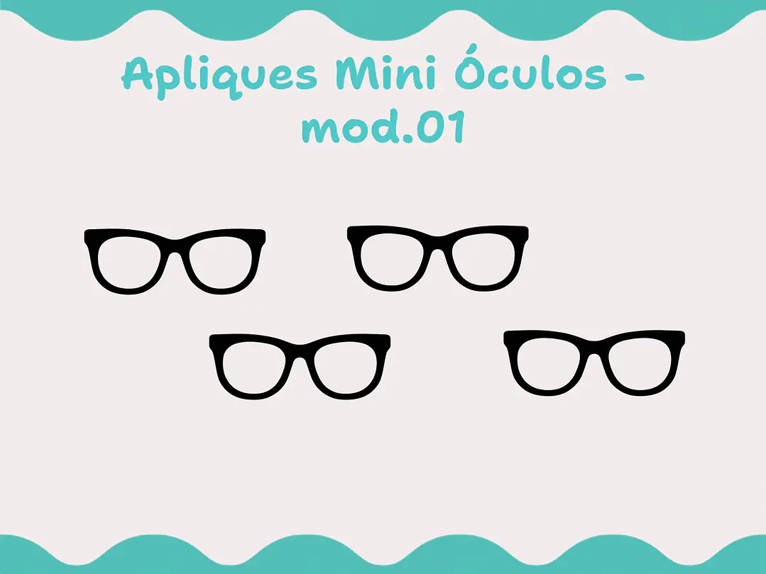 Apliques Mini óculos - mod. 01 1