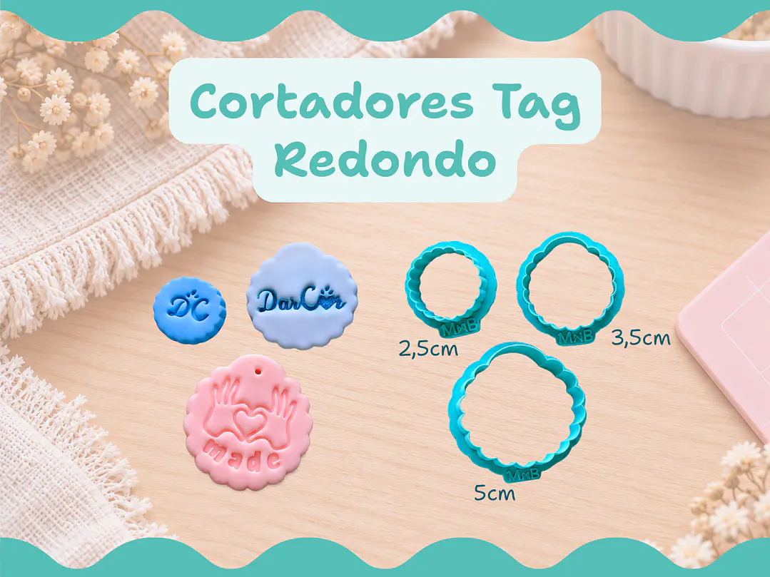 Cortadores Redondo Babado Tag 1