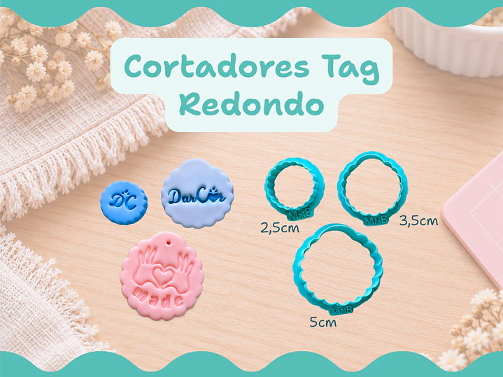 Cortadores Redondo Babado Tag 1