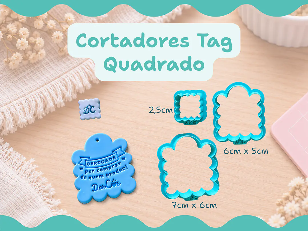 Cortadores Quadrado Babado Tag 1