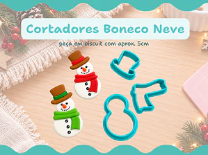 Cortadores Boneco de Neve