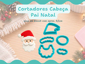 Cortadores Cabeça Pai Natal