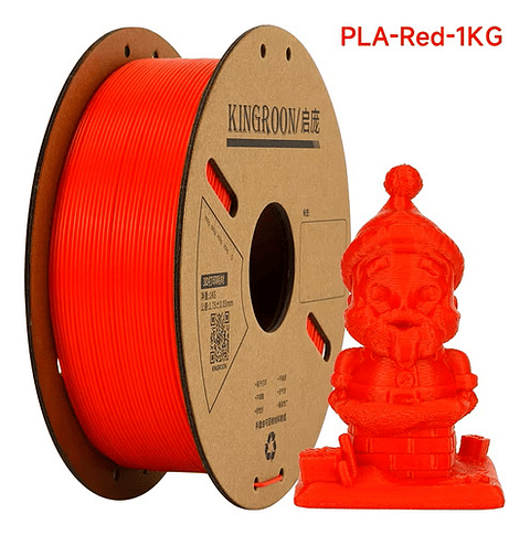 Filamento 3d Kingroon Pla 1.75mm 1kg 340m Alta Calidad