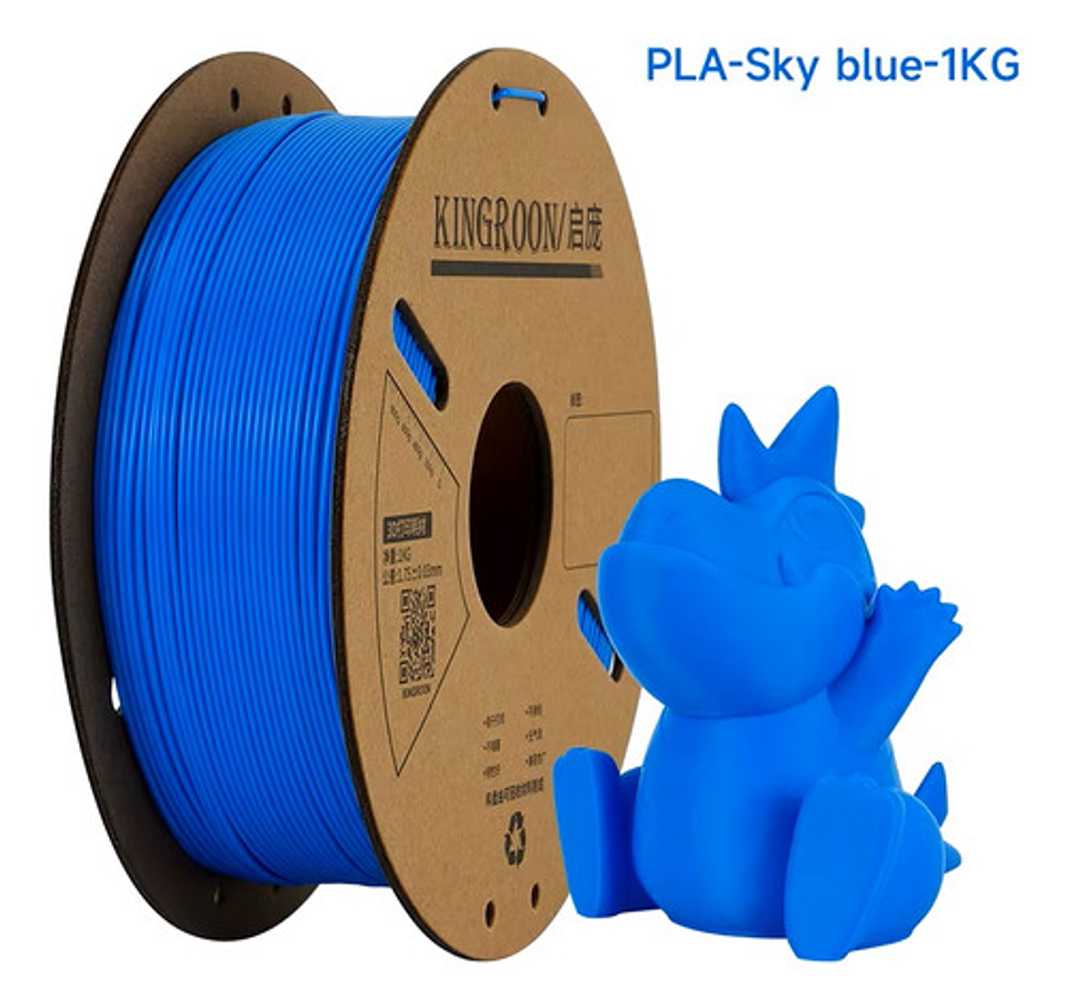 Filamento 3d Kingroon Pla 1.75mm 1kg 340m Alta Calidad 6