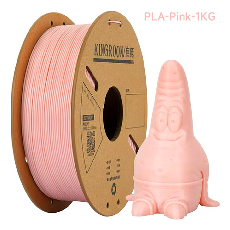 Filamento 3d Kingroon Pla 1.75mm 1kg 340m Alta Calidad 7