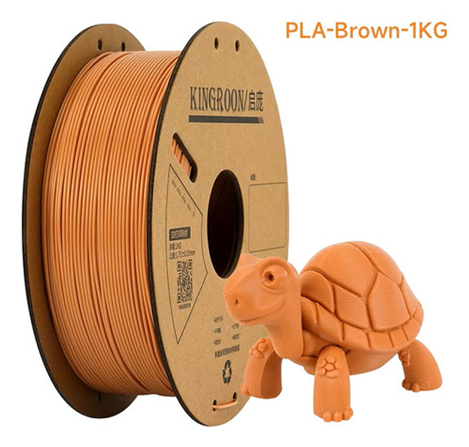 Filamento 3d Kingroon Pla 1.75mm 1kg 340m Alta Calidad 12