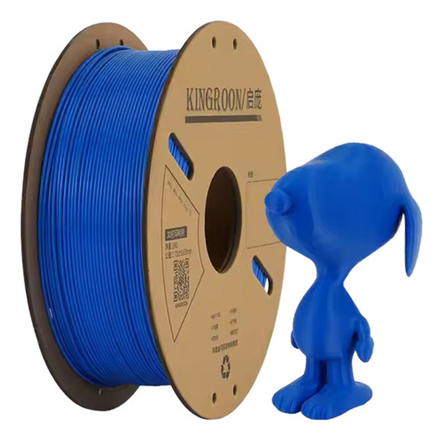 Filamento 3d Kingroon Pla 1.75mm 1kg 340m Alta Calidad 16