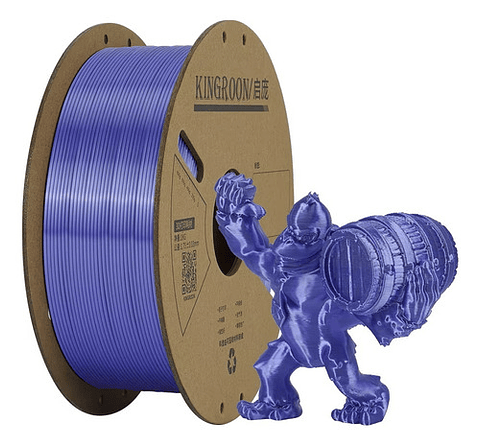 Filamento Pla Silk, 1.75mm 1kg Kingroon Para Impresora 3d