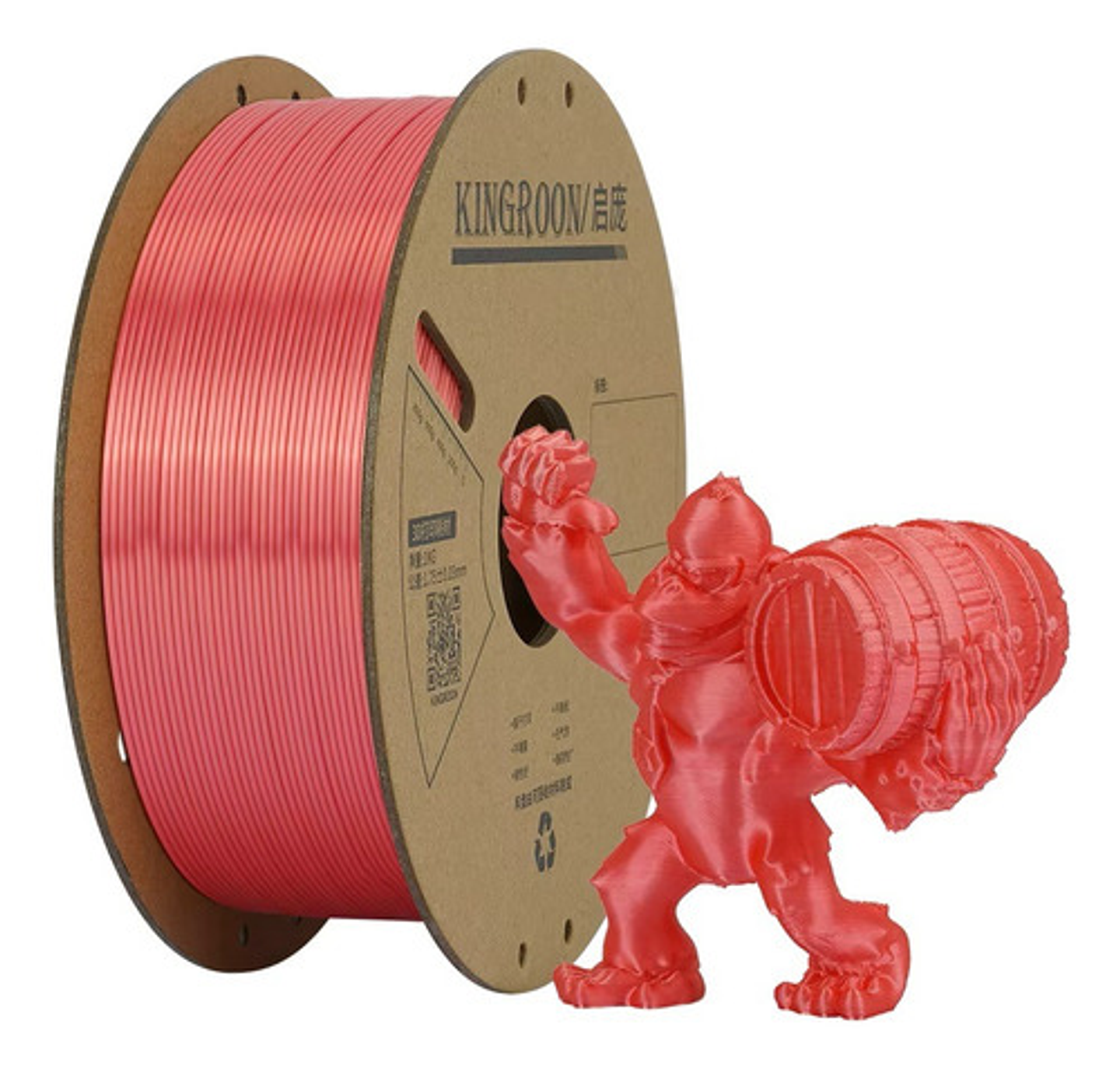 Filamento Pla Silk, 1.75mm 1kg Kingroon Para Impresora 3d 2