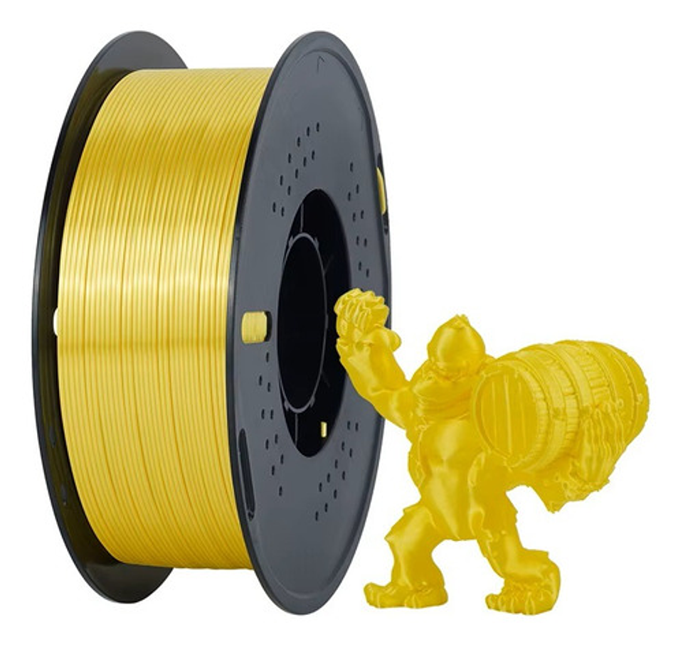 Filamento Pla Silk, 1.75mm 1kg Kingroon Para Impresora 3d 3