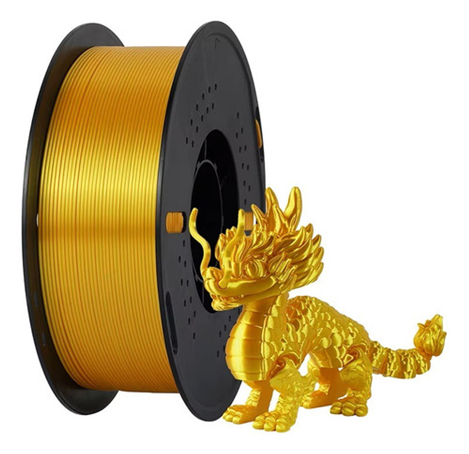 Filamento Pla Silk, 1.75mm 1kg Kingroon Para Impresora 3d 7