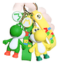 Llaveros Yoshi, 5 colores, Goma Suave De Pvc - thumbnail 2
