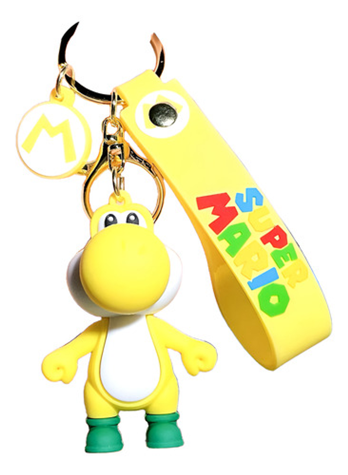 Llaveros Yoshi, 5 colores, Goma Suave De Pvc 5