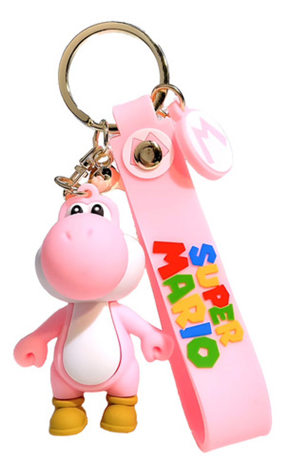 Llaveros Yoshi, 5 colores, Goma Suave De Pvc 7