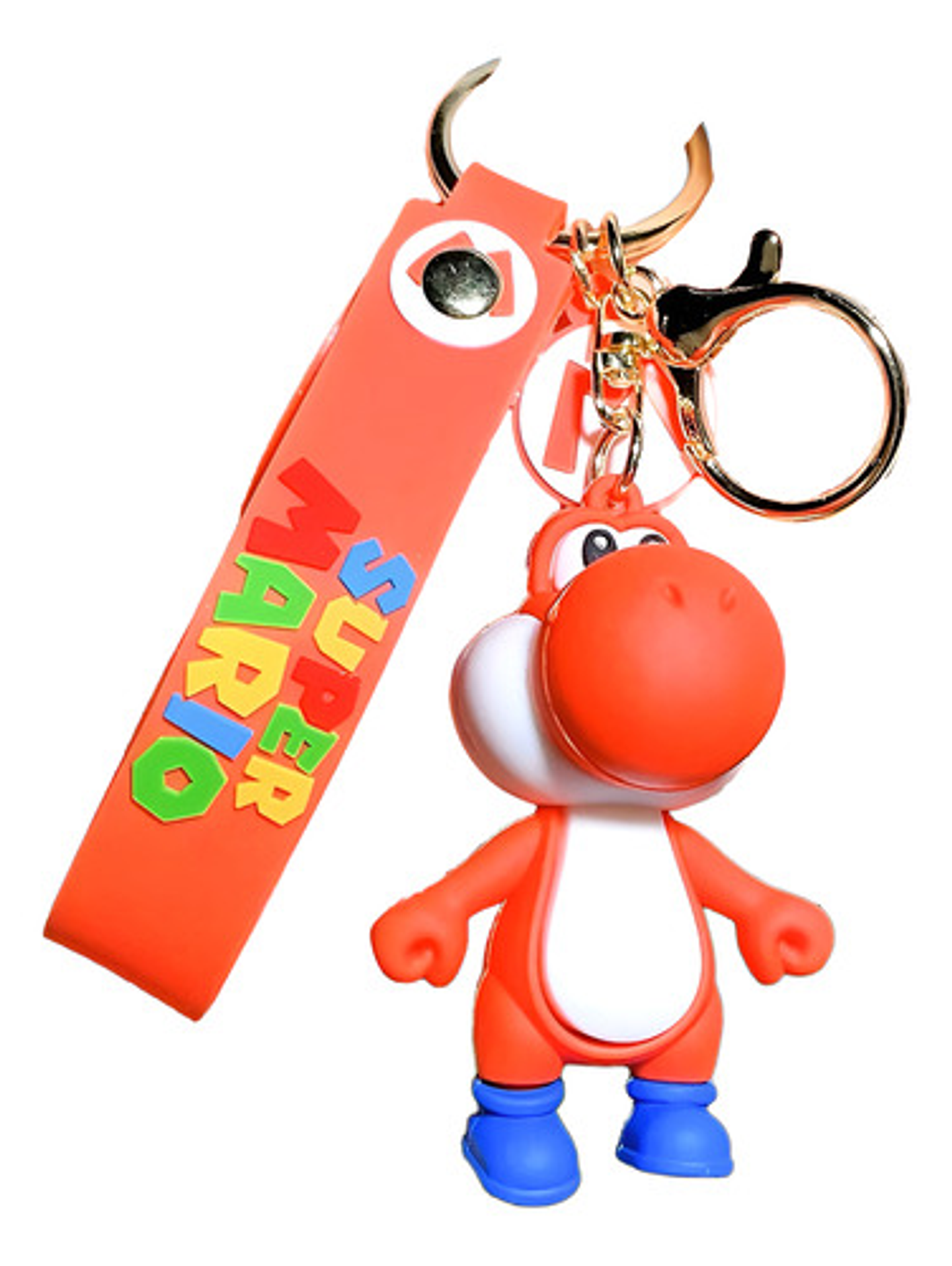 Llaveros Yoshi, 5 colores, Goma Suave De Pvc 8