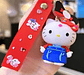 8 Llaveros De Hello Kitty, Goma Suave De Pvc, Disfraces - thumbnail 8