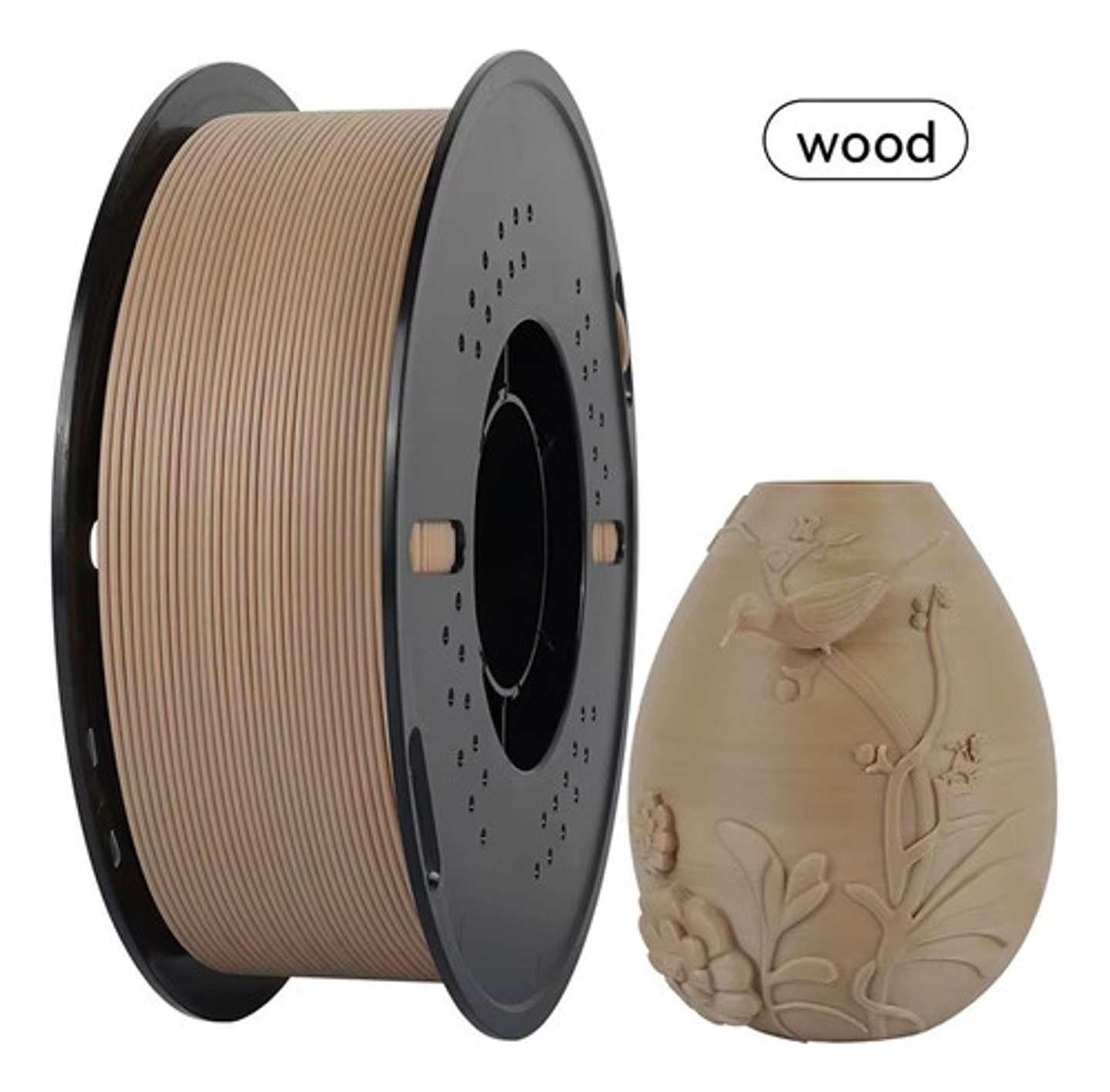 Filamento Pla Mate 1.75mm 1kg Kingroon Para Impresora 3d 4