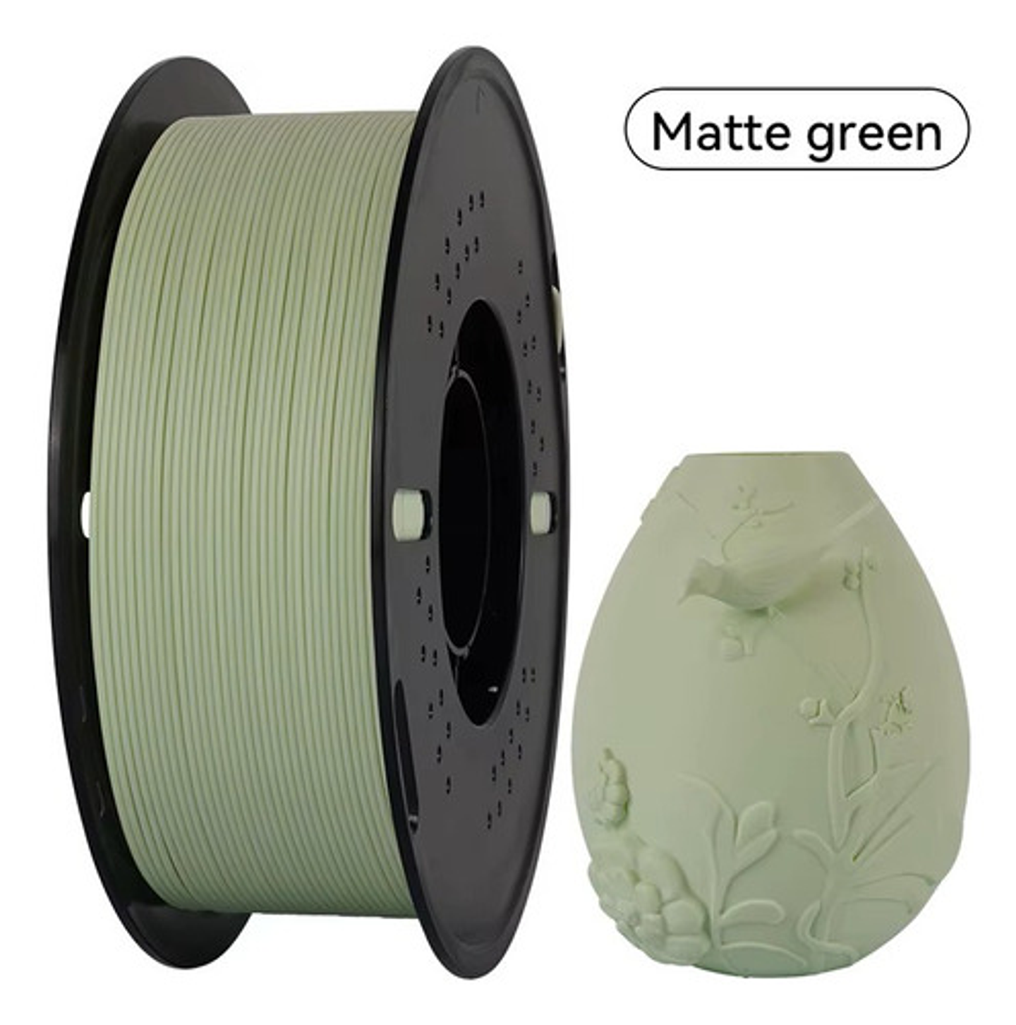 Filamento Pla Mate 1.75mm 1kg Kingroon Para Impresora 3d 12