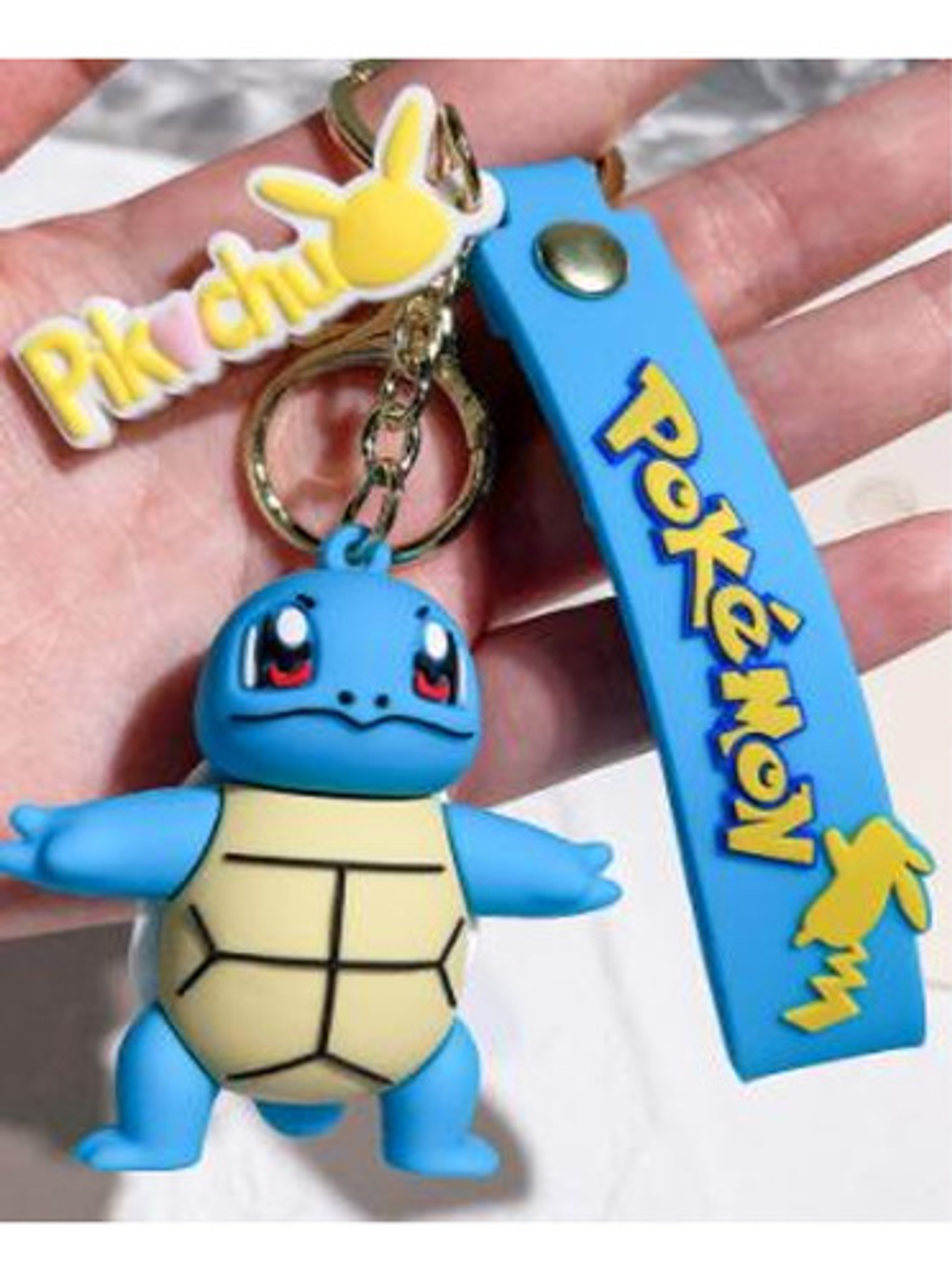 6 Llaveros De Pokemon, Goma Suave De Pvc. 2