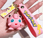 6 Llaveros De Pokemon, Goma Suave De Pvc. - thumbnail 4