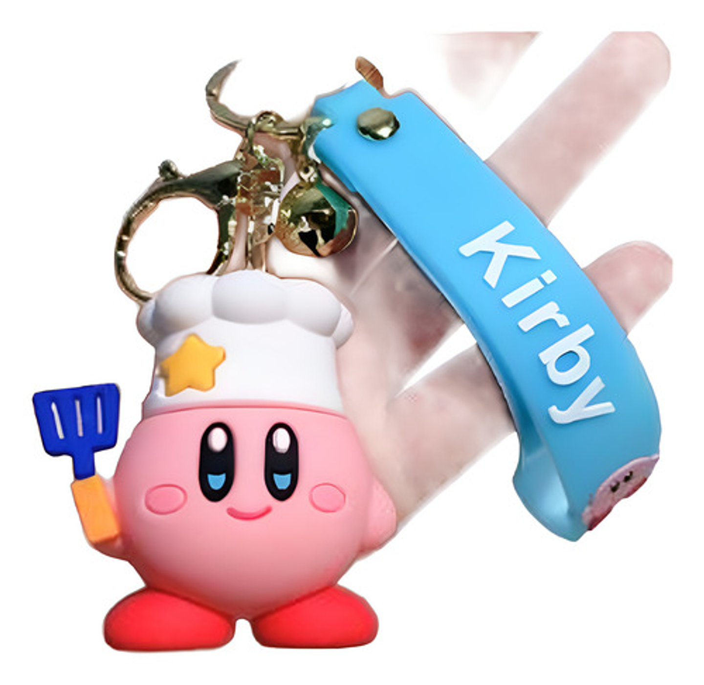 8 Llaveros De Kirby, Goma Suave De Pvc, Disfraces 3