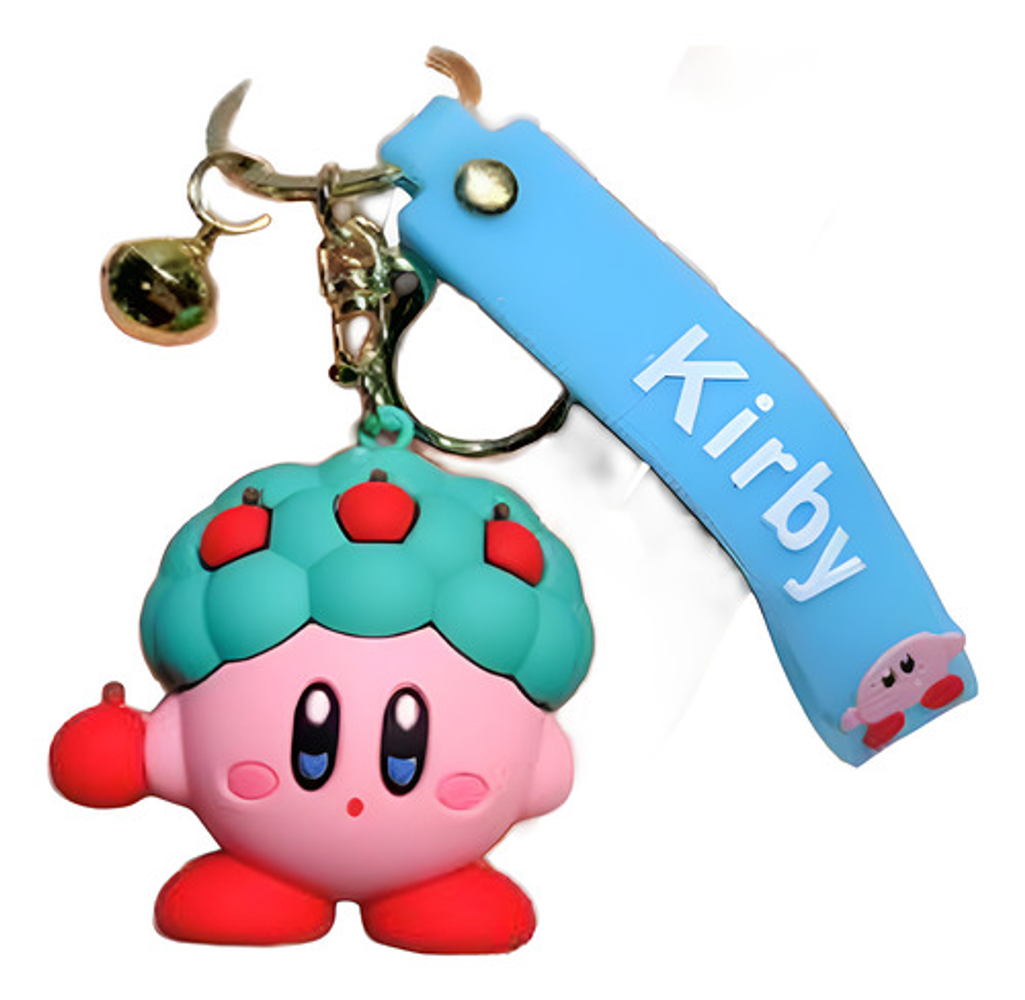 8 Llaveros De Kirby, Goma Suave De Pvc, Disfraces 5