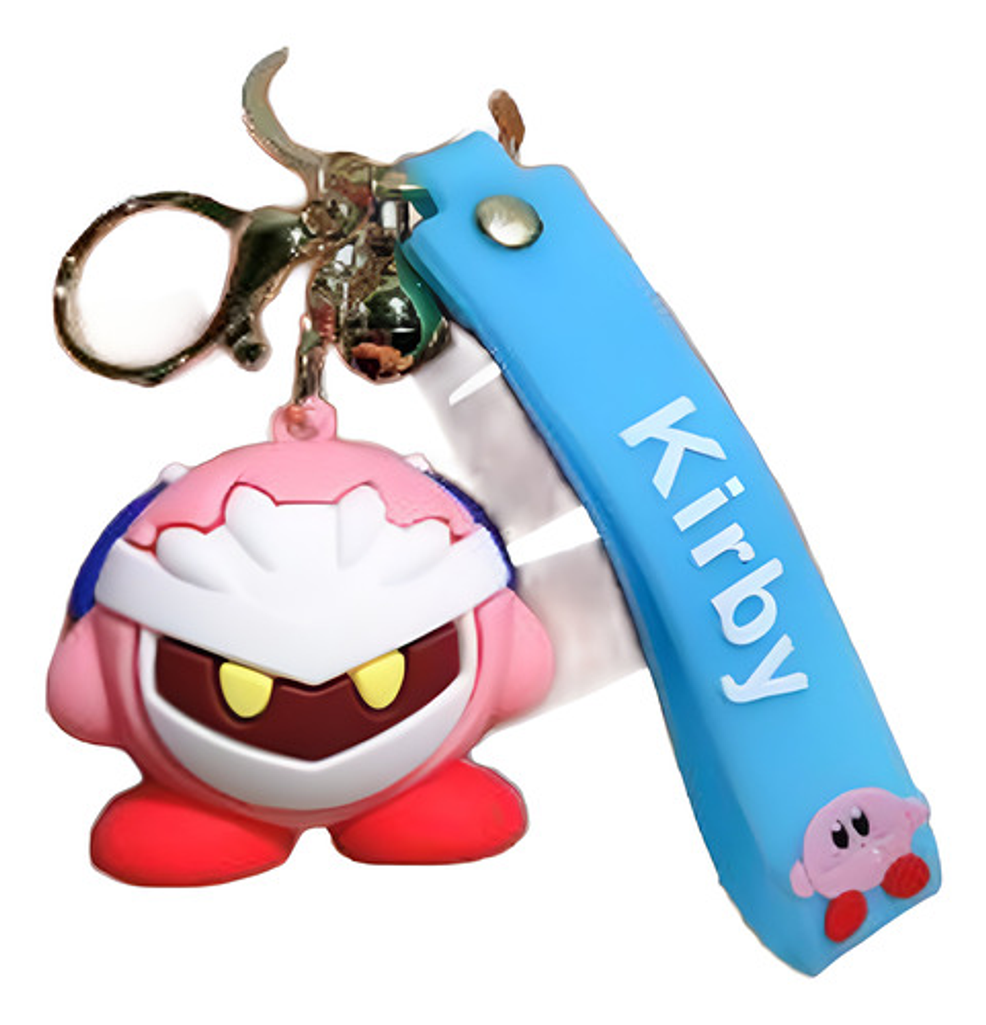 8 Llaveros De Kirby, Goma Suave De Pvc, Disfraces 6